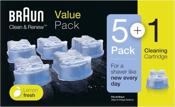 Braun CCR5+1 Clean & Renew Cleaning Cartridge