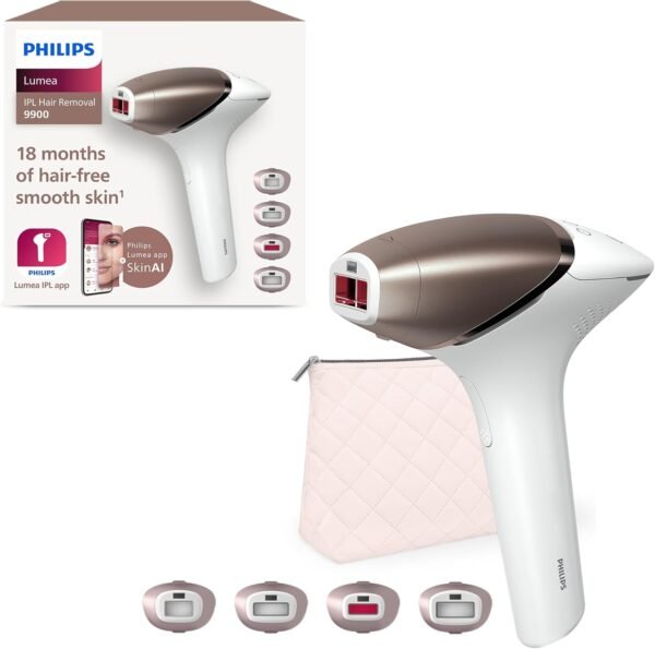 Philips Lumea 9900 Series, IPL Hair Removal Device, Laser Hair Removal